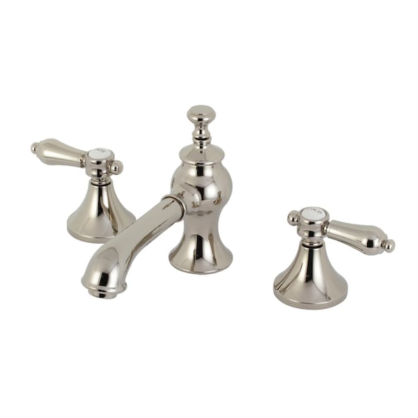 KC7066BAL Heirloom 8" Widespread Bathroom Faucet, Polished Nickel
